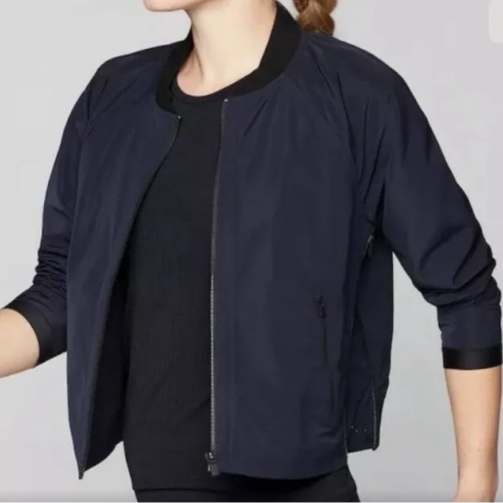 Athleta Side Zip Bomber Jacket